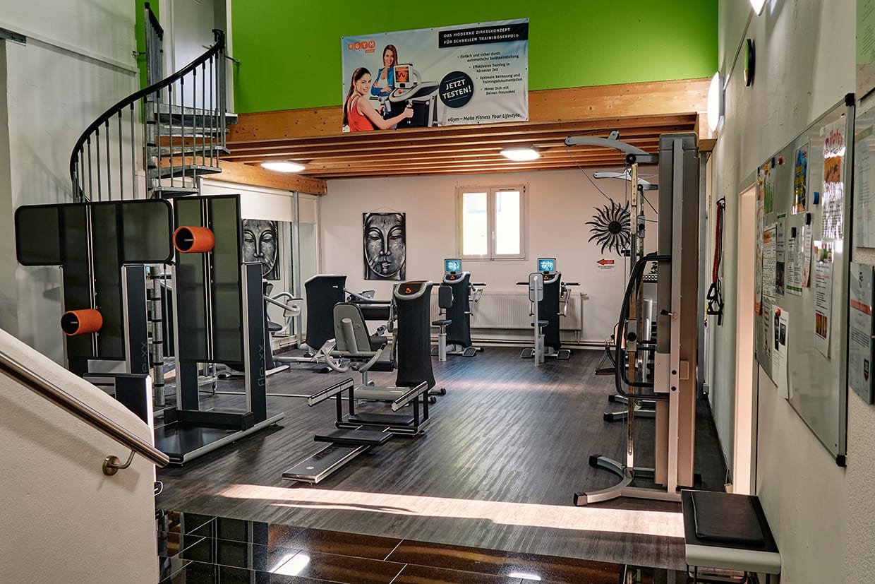 eGym-Trainingsfläche im Kerngesund Nehren