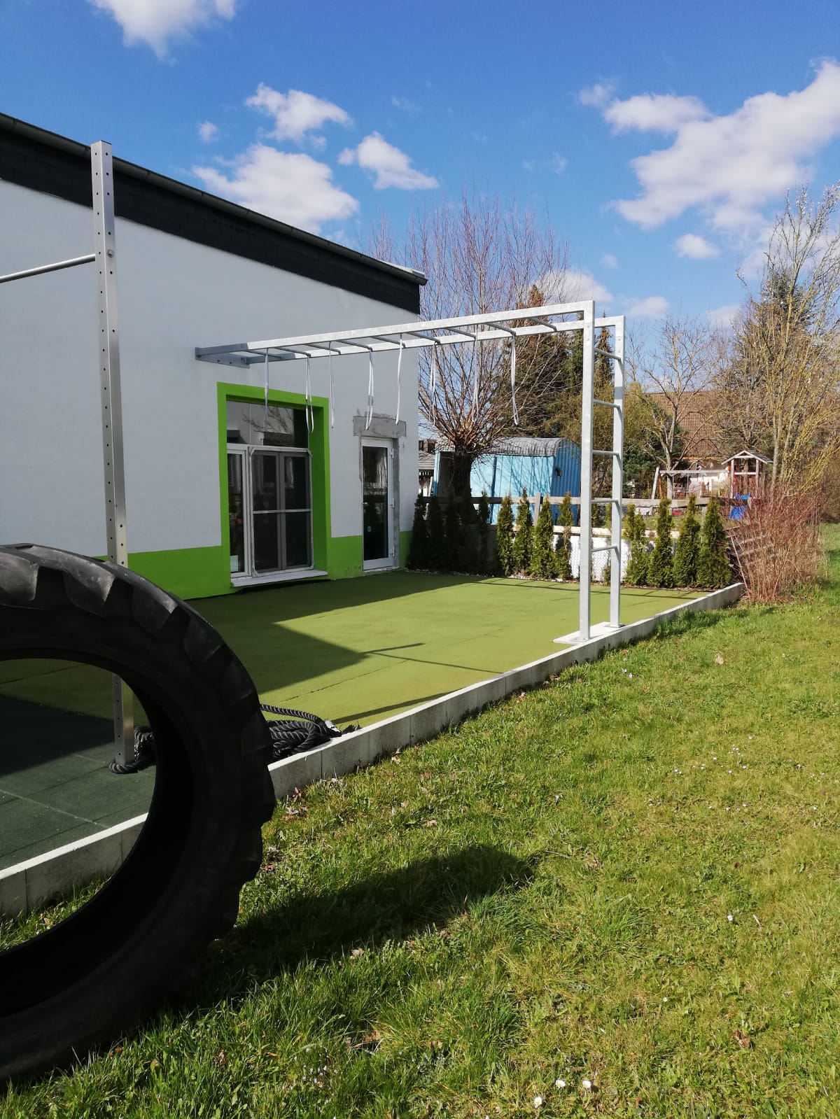 Outdoor-Functional-Training-Bereich im Freien