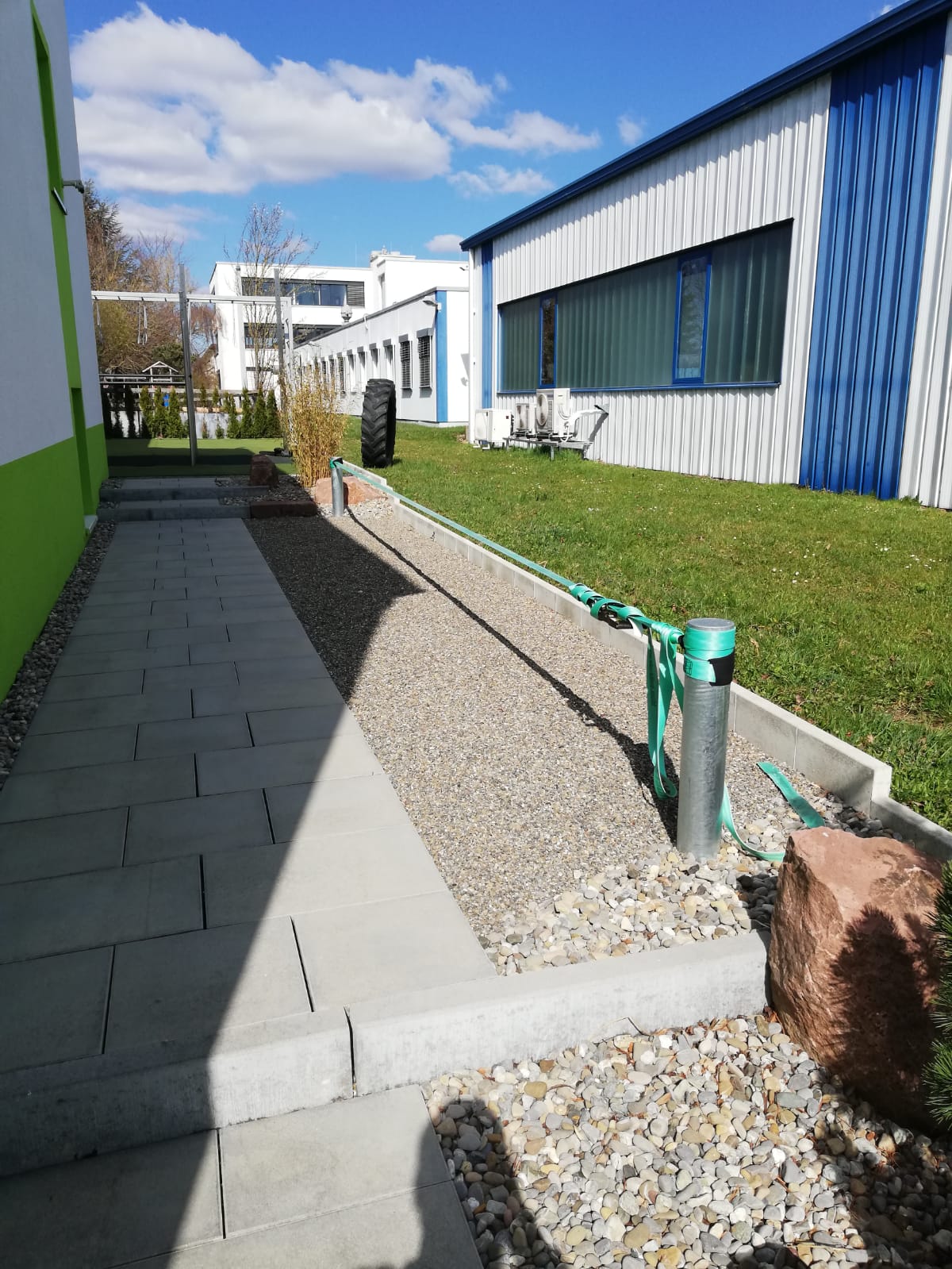 Außenanlage des Studios