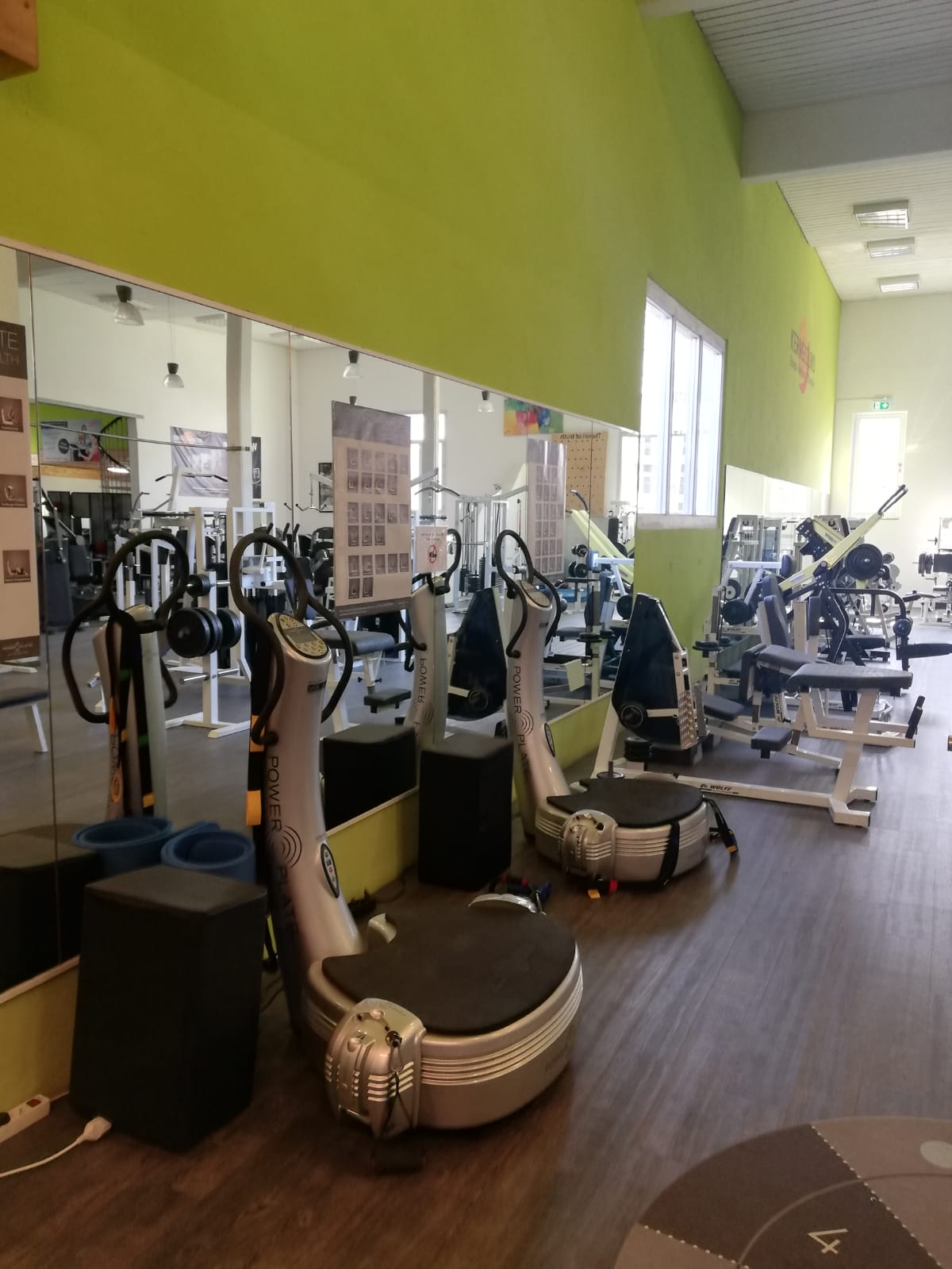 PowerPlate- und Zirkel-Bereich